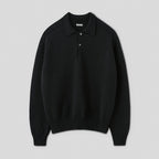 KNIT POLO #GRAPHITE [PMAS-KN04]