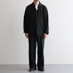 REGULAR FIT STRAIGHT TROUSERS #GRAY BIRD’S-EYE [M26C10PT03C]