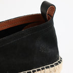 SQUARE TOE ESPADRILLES #BLACK [251OJ-FW06]