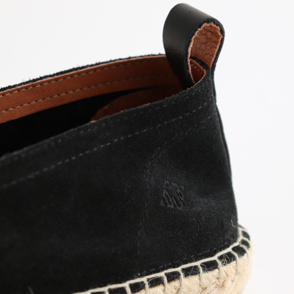 SQUARE TOE ESPADRILLES #BLACK [251OJ-FW06]