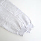 Soft&Hard Sweat Crew-Neck P/O #HeatherWhite [bROOTS24F21F25]