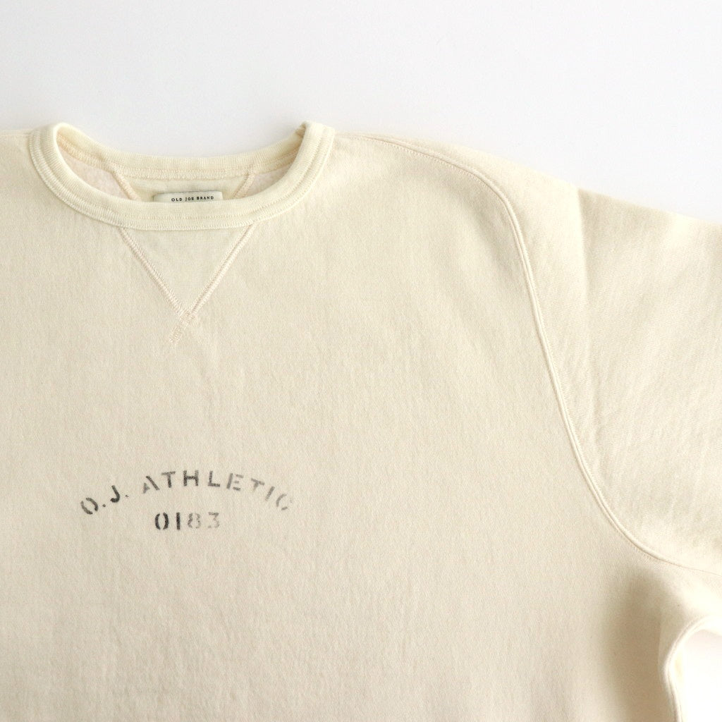 CREW-NECK ATHLETIC TOPS #RAW WHITE [242OJ-CT03]