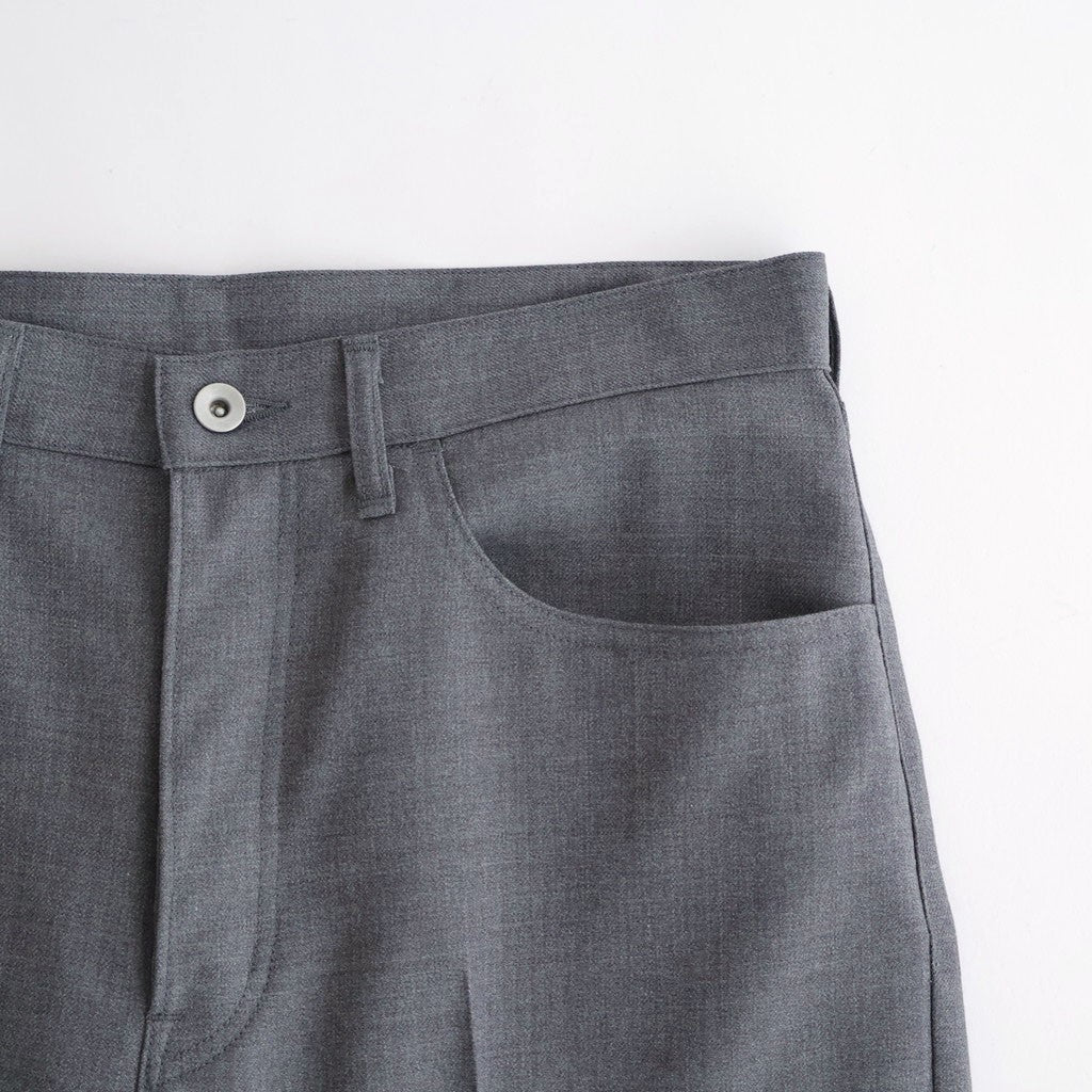 5-POCKETS TROUSERS #GRAY [M26A06PT02C]