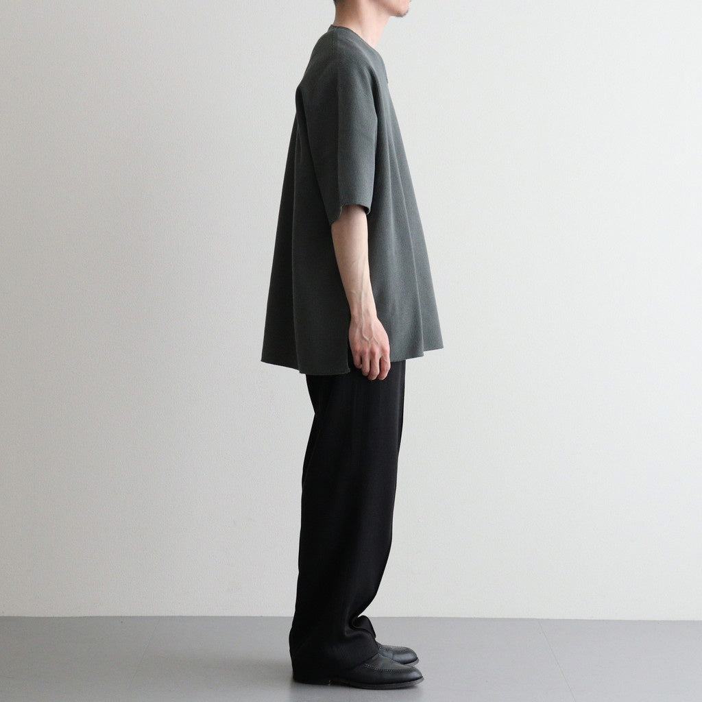 FRONT TUCK ARMY TROUSER #ONYX [261OJ-PT09]