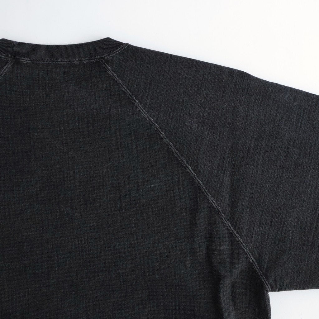 JUMBERCA URAKE FADE COLOR CREW NECK #FADE BLACK [BN-26SM-011]