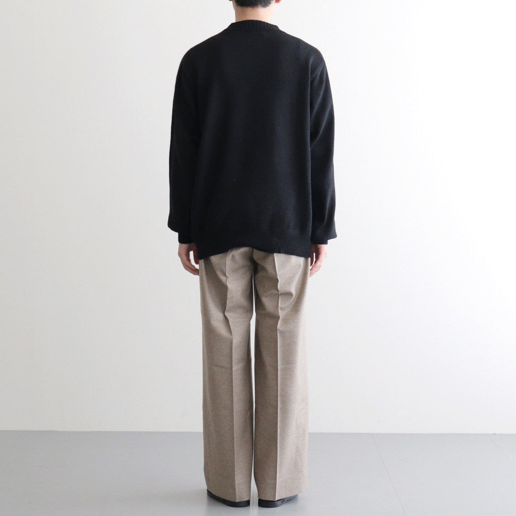 All-yak Crewneck #BLACK×NAVY [NEP-AW2408]