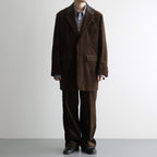 MIXED-WALE CORDUROY TAILORED JACKET #BROWN [26W-BIS-JK11]