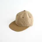 MADRAS CHECK CAP - DANNYBOY #MUSTARD [Z01004]
