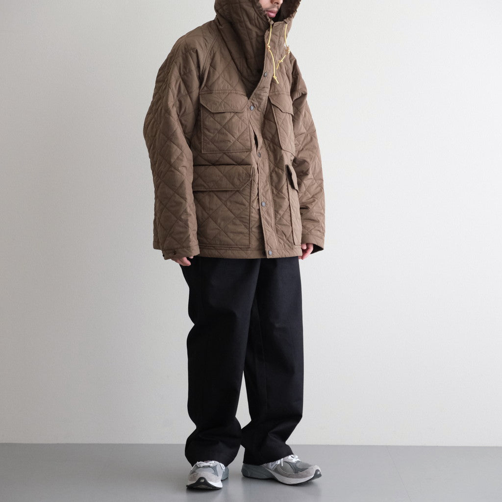 Quilting Field Mountain Parka #Brown [N25FA087]