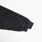 THERMAL FLEECE HALF ZIP TOP #CHARCOAL [SM62MC002]