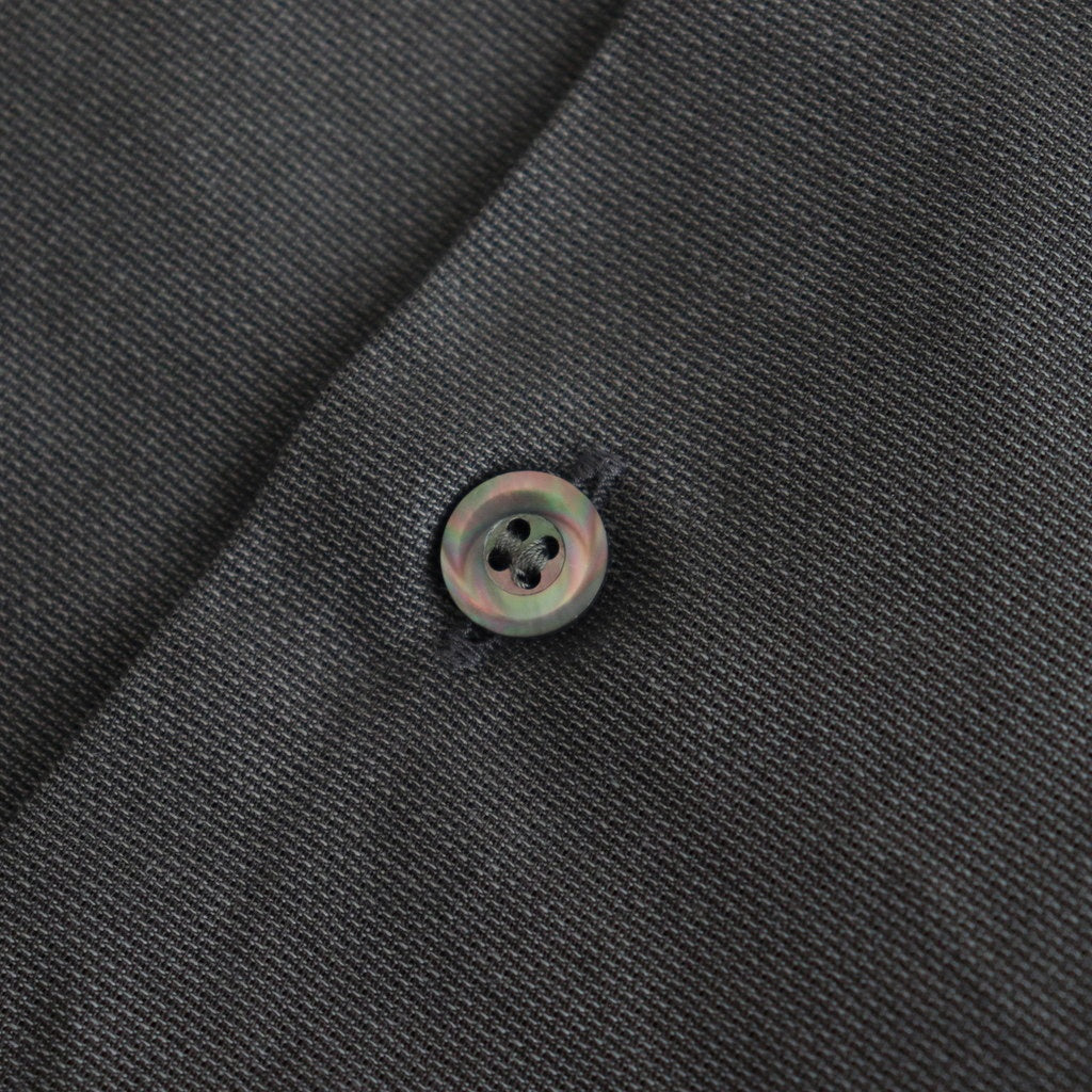 Open Collar Panama S/S Shirt #Gray [S25SG119]