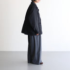 HIGH COUNT DOUBLE TWILL POLYESTER BZ #010 BLACK [16852 25022]