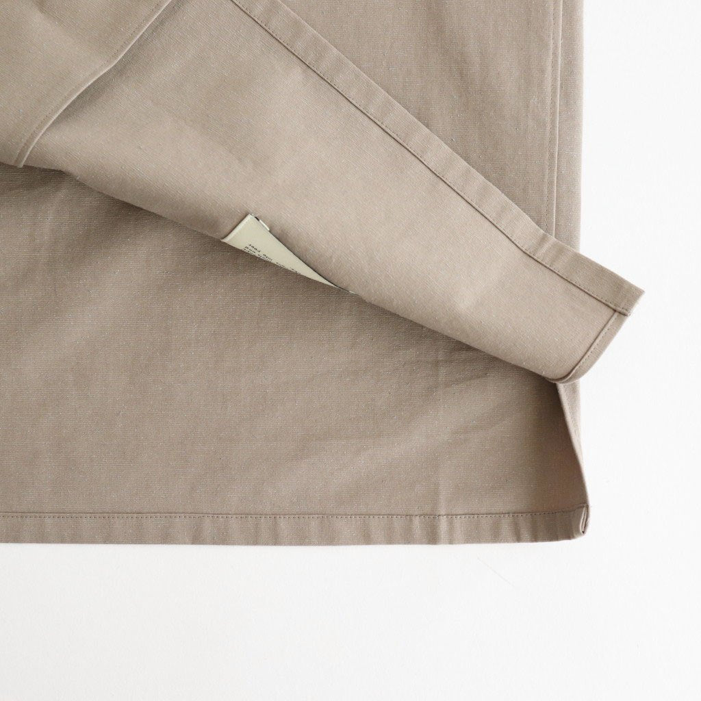 SILK NEP CLOTH SOUVENIR SHIRTS (Short-sleeve) #CELADON [251OJ-SH14]