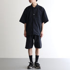 SM FIELD SHIRT SS feather nylon #BlackNavy [25s_SMMS254116]