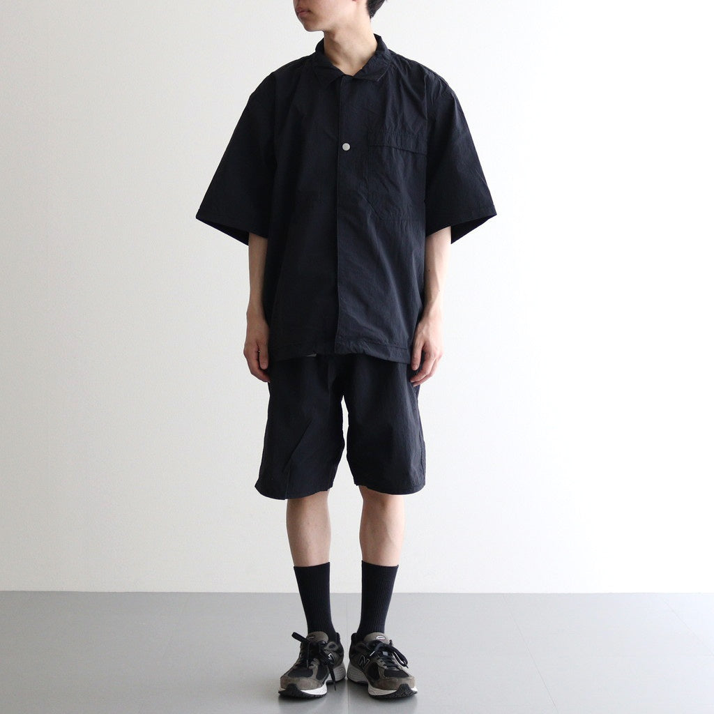 SM FIELD SHIRT SS feather nylon #BlackNavy [25s_SMMS254116]