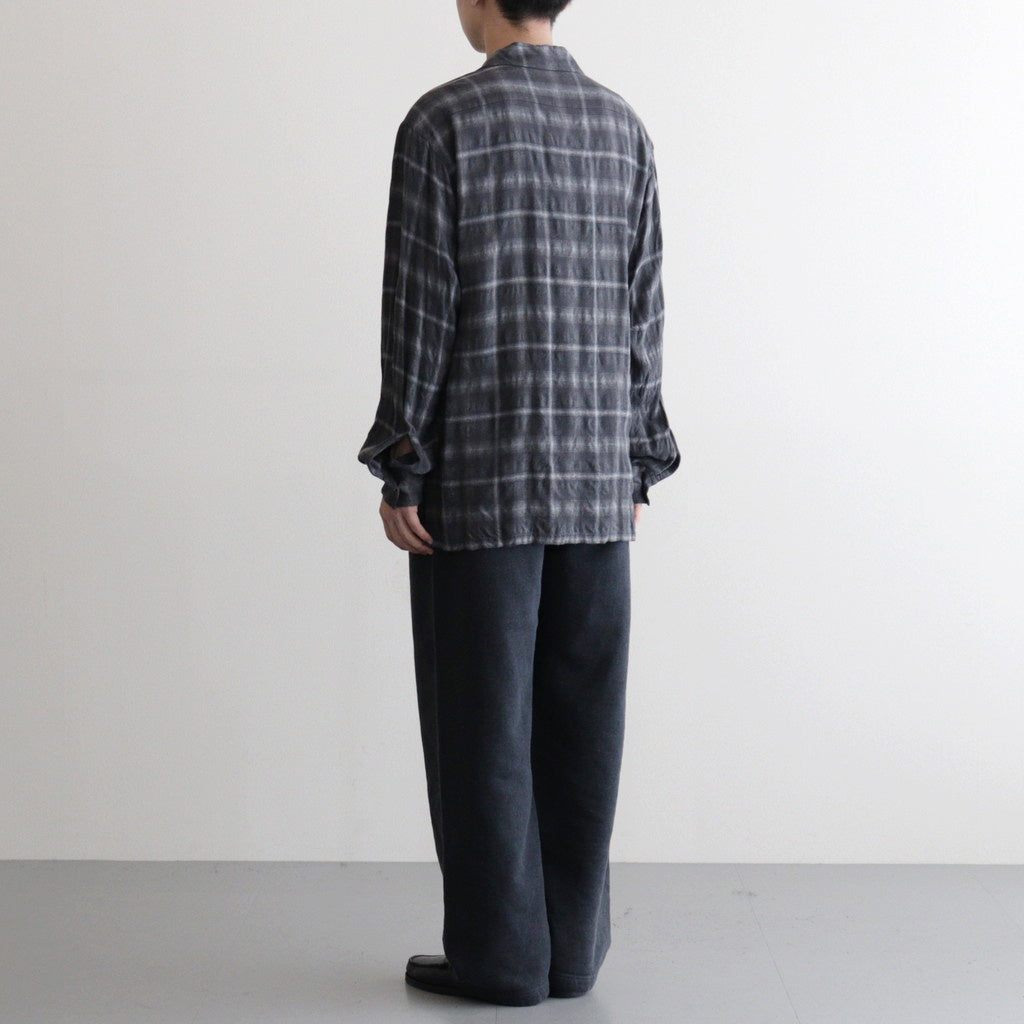 HEAVY WEIGHT FLEECE BLEACH TR #020 CHARCOAL [17052 40110]