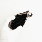 qualquer coisa pouch mini - taurillon #dark brown×dark brown