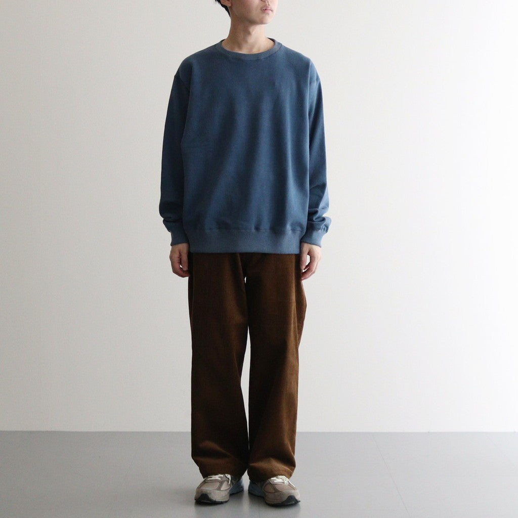 CREW NECK #FADED BLUE [M24C13CS02C]