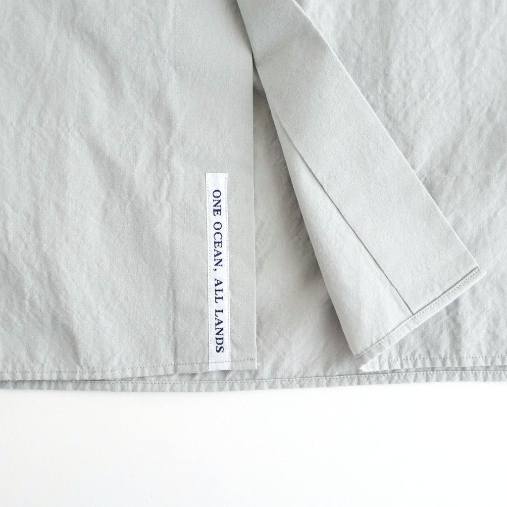 Regular Collar Wind S/S Shirt #Gray [S26SG088]