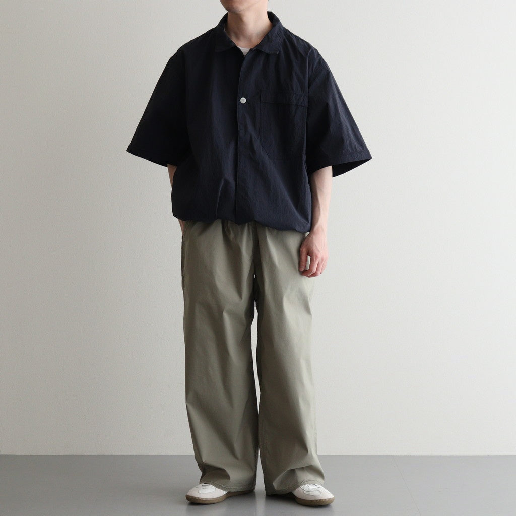 SM FIELD SHIRT SS feather nylon #BlackNavy [25s_SMMS254116]