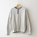 Cotton Silk Henleyneck #Silver Gray [NEP-SS2627]