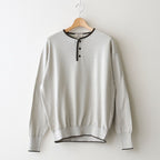 Cotton Silk Henleyneck #Silver Gray [NEP-SS2627]