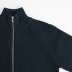 SIGNATURE DRIVERS KNIT #DARK GREEN×NAVY [BN-25FM-040]