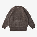 BLENDED KEMPI CREW-NECK SWEATER #BARK [252OJ-KN01]