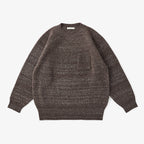 BLENDED KEMPI CREW-NECK SWEATER #BARK [252OJ-KN01]