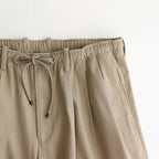 TRIPLE PLEATED EASY TROUSERS #KHAKI [A25A05PT03C]