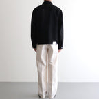 FRONT TUCK ARMY TROUSER #IVORY [251OJ-PT08]