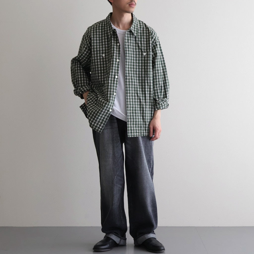 C/L PLAID LS SHIRTS #FOREST [PMAV-LS01]