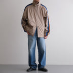 TRACK JACKET POLYESTER #BEIGE [DNA25B03-A]