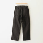 DENIM PAINTER TROUSERS #DUST BLACK [PMAT-PT09]