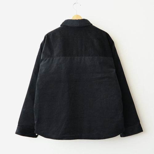 Corduroy Field Insulation Shirt Jacket #Black [N26FA051]