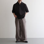 WIDE PAINTER PANTS #BROWN [M25B13PT01C]