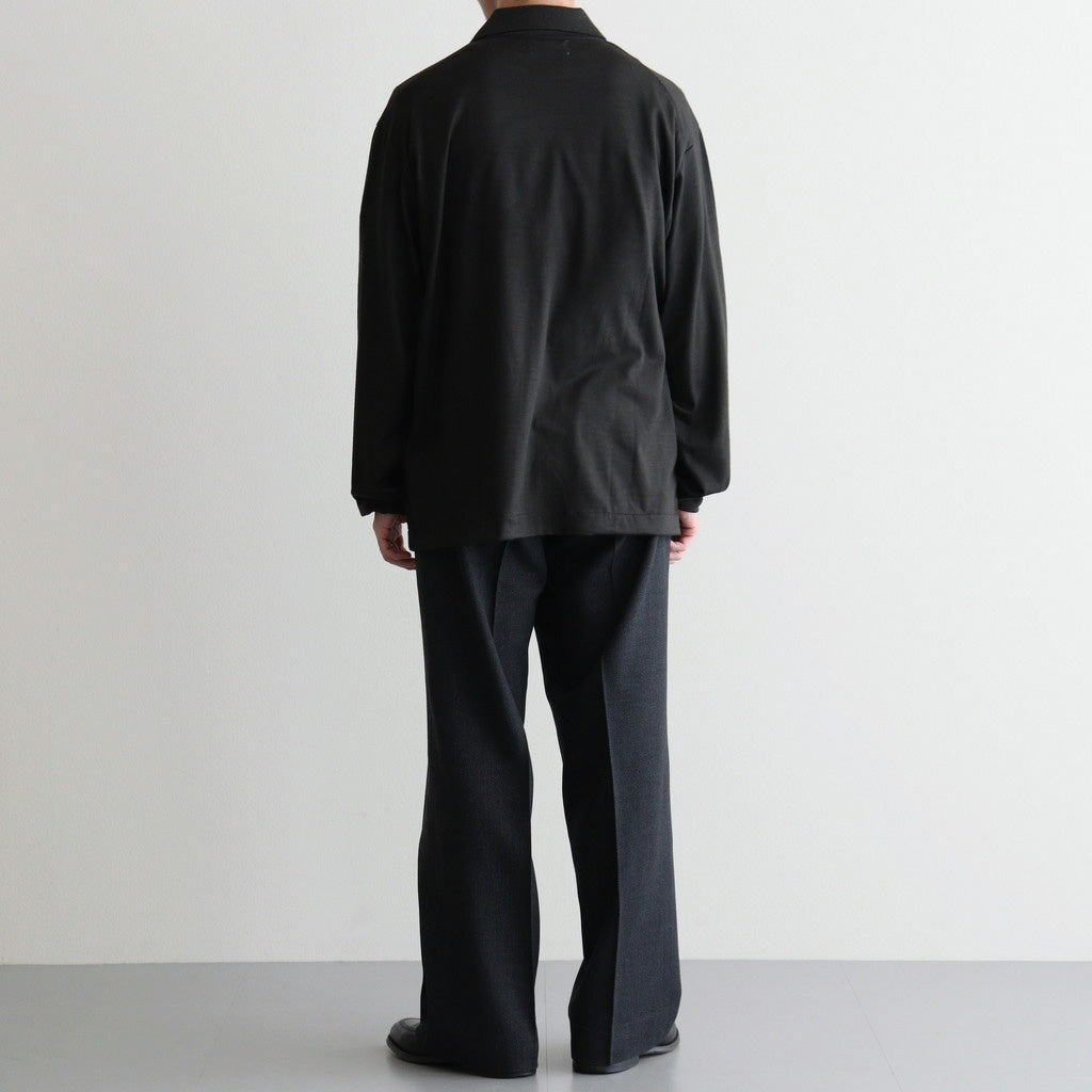 REGULAR FIT STRAIGHT TROUSERS #GRAY BIRD’S-EYE [M26C10PT03C]