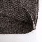 British Wool Crew Neck Knit Made by macalastair #Light Graphite×Gritstone [6033-1302]