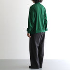 DOUBLE PLEATED BUGGY TROUSERS #CHARCOAL GRAY [M26C06PT01C]