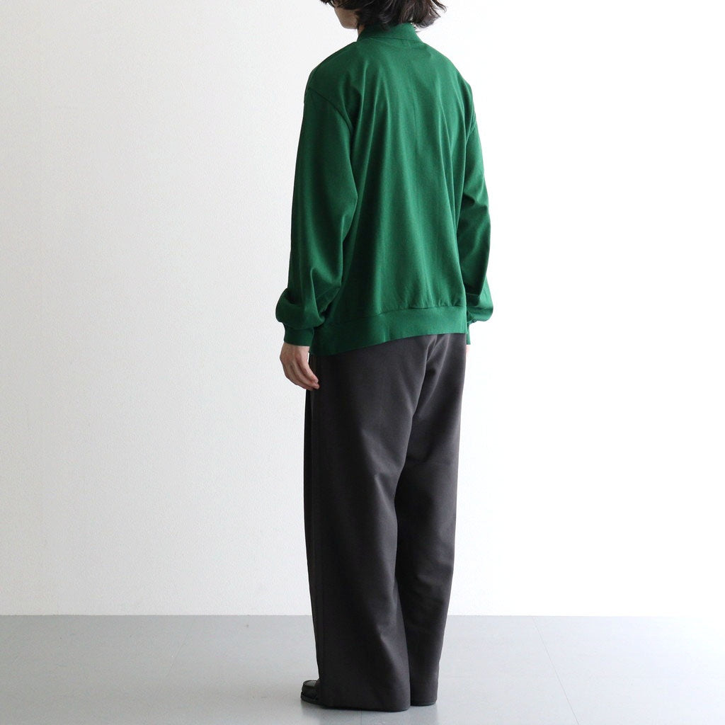 DOUBLE PLEATED BUGGY TROUSERS #CHARCOAL GRAY [M26C06PT01C]