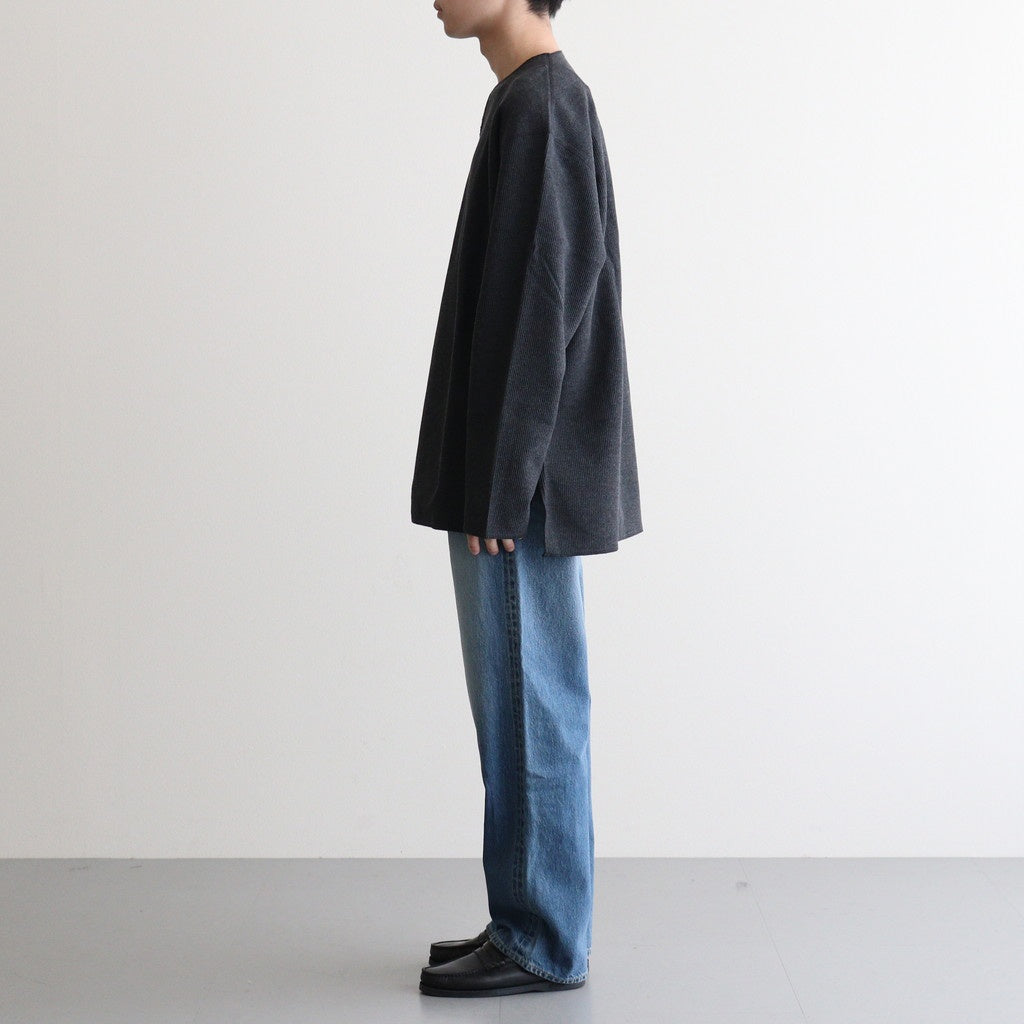 Rough&Smooth Thermal Over NeckL/S #HeatherCharcoal [bROOTS24F30F25]