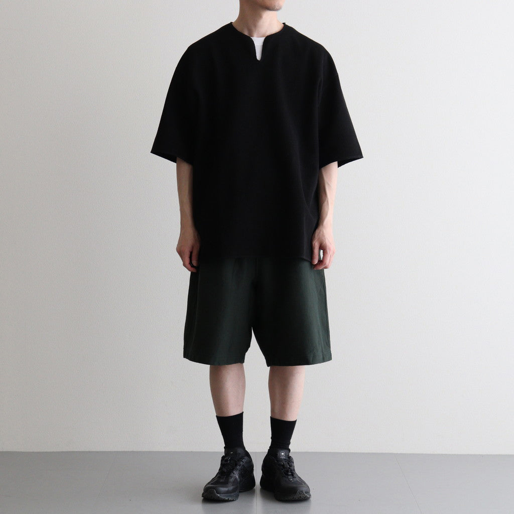 Thin-Sweat Shorts #DarkGreen [bROOTS25S23S26]