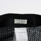 COTTON LINEN HUNTHING CAP - GENTLEMAN #BLACK [V01015]