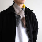 Rambling Brushed Wool Scarf #Beige Multi [6053-2701]