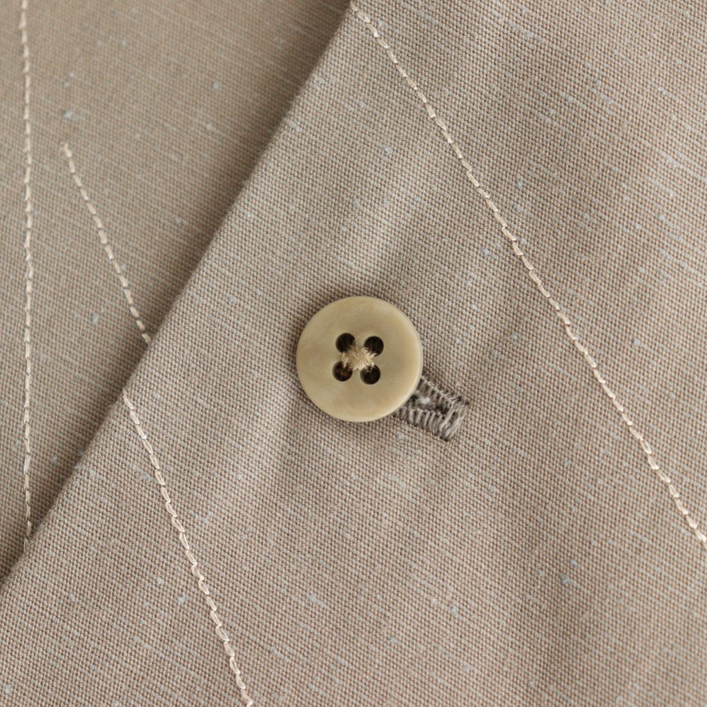 SILK NEP CLOTH SOUVENIR SHIRTS (Short-sleeve) #CELADON [251OJ-SH14]