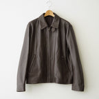 SHEEP AVIATOR LEATHER JACKET #052 DARK BROWN [17062 25023]