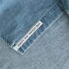 Regular Collar Light Denim Shirt #Indigo [S25SG087]