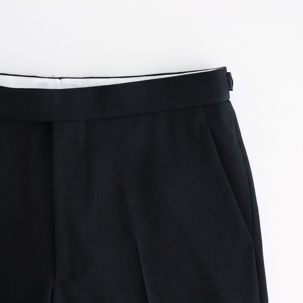 REGULAR STRAIGHT TROUSERS #BLACK [M25C07PT02C]