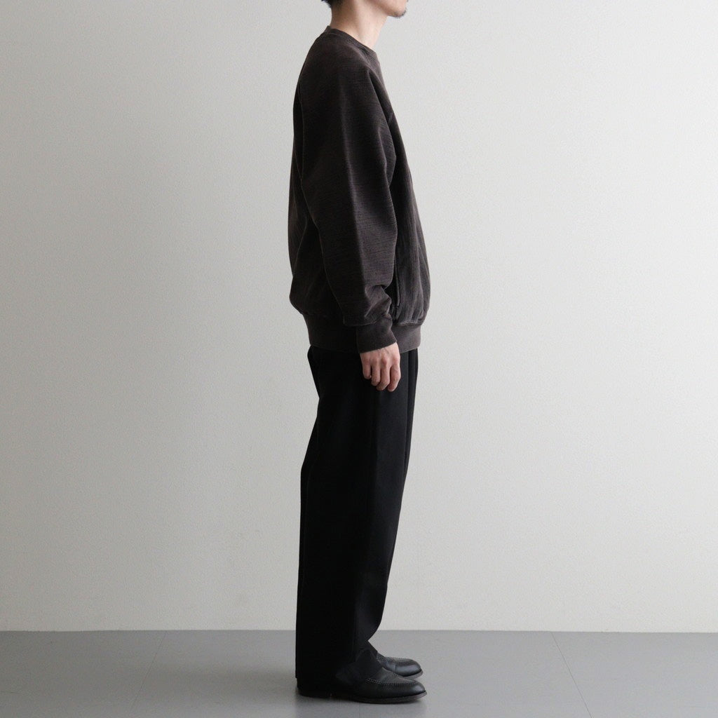 JUMBERCA URAKE FADE COLOR CREW NECK #FADE BROWN [BN-26SM-011]