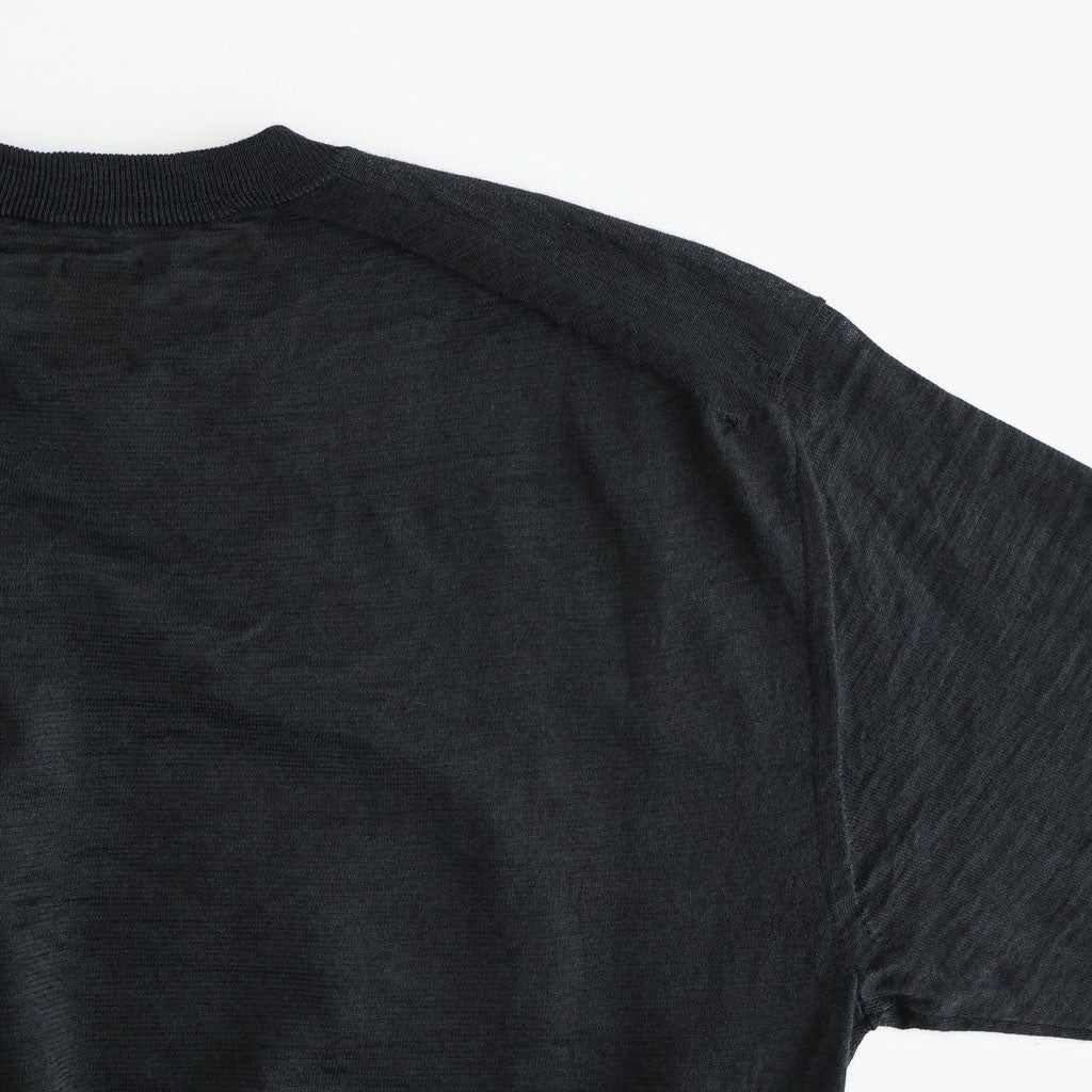 CHOMA CREW NECK #BLACK [BN-26SL-039]